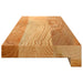 Pervaz 2 buc lemn masiv de maro deschis 80x15x2 cm - WALTI WALTI