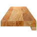 Pervaz 2 buc lemn masiv de maro deschis 90x15x2 cm - WALTI WALTI