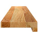 Pervaz 2 buc lemn masiv de maro deschis 100x15x2 cm - WALTI WALTI