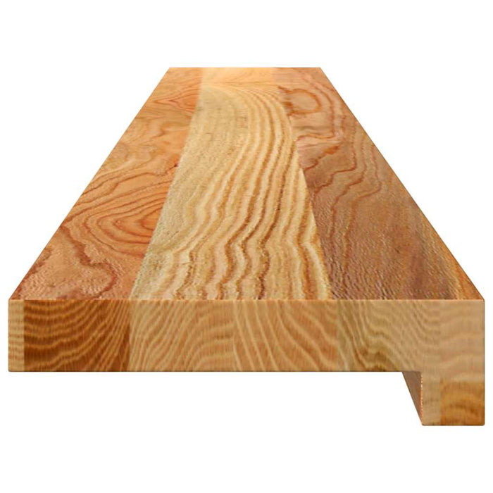 Pervaz 2 buc lemn masiv de maro deschis 120x15x2 cm - WALTI WALTI