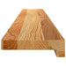 Pervaz 2 buc lemn masiv de maro deschis 120x15x2 cm - WALTI WALTI