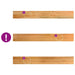 Pervaz 2 buc lemn masiv de maro deschis 120x15x2 cm - WALTI WALTI