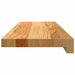 Pervaz 2 buc lemn masiv de maro deschis 70x20x2 cm - WALTI WALTI