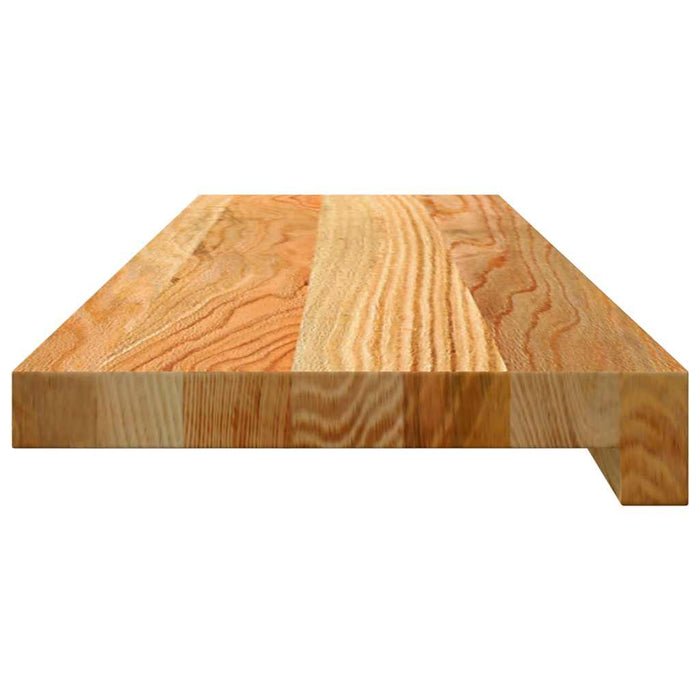 Pervaz 2 buc lemn masiv de maro deschis 80x20x2 cm - WALTI WALTI