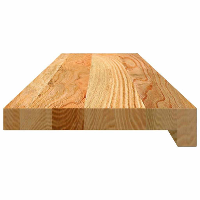 Pervaz 2 buc lemn masiv de maro deschis 90x20x2 cm - WALTI WALTI