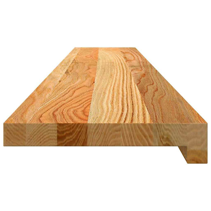 Pervaz 2 buc lemn masiv de maro deschis 120x20x2 cm - WALTI WALTI
