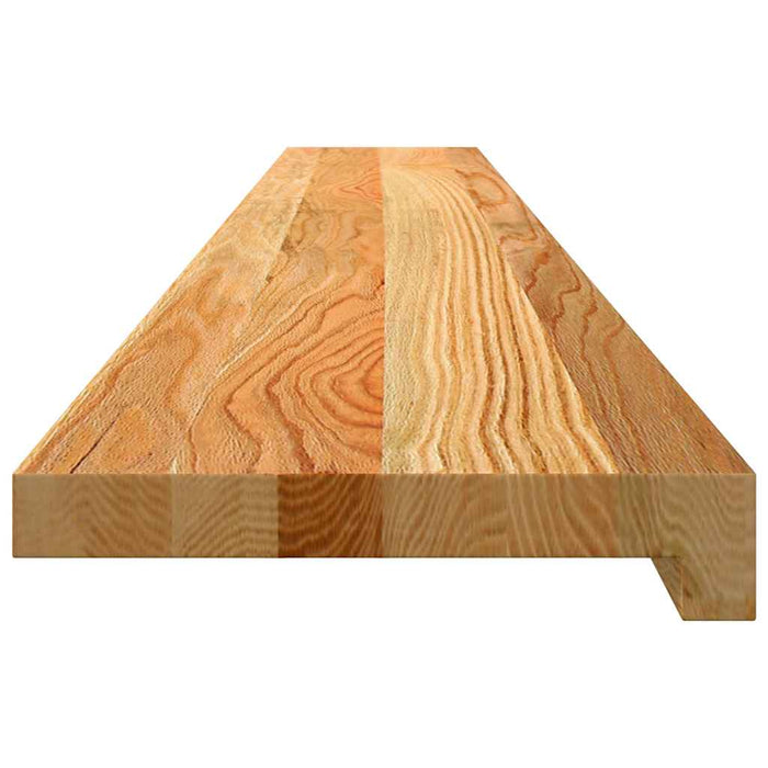 Pervaz 2 buc lemn masiv de maro deschis 140x20x2 cm - WALTI WALTI