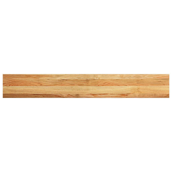 Pervaz 2 buc lemn masiv de maro deschis 140x20x2 cm - WALTI WALTI