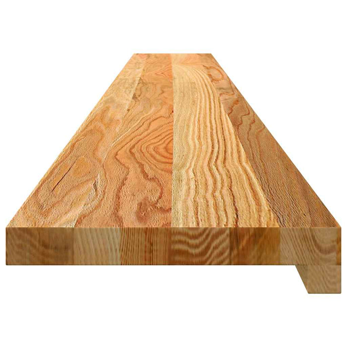 Pervaz 2 buc lemn masiv de maro deschis 160x20x2 cm - WALTI WALTI