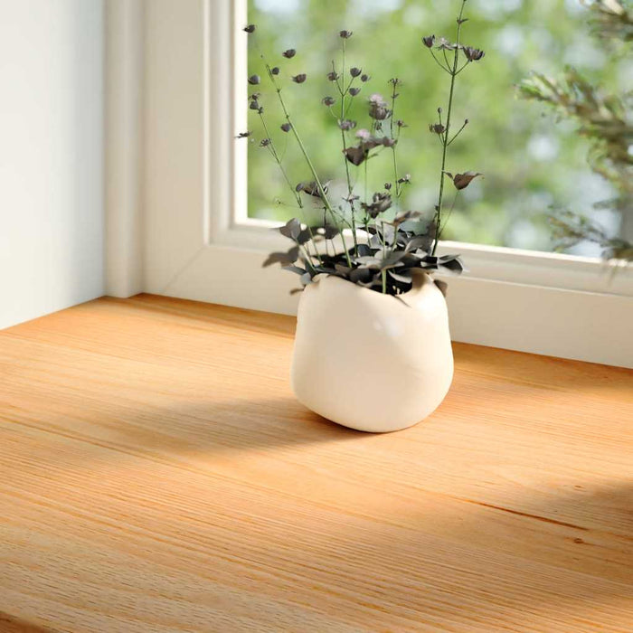 Pervaz 2 buc lemn masiv de maro deschis 80x25x2 cm - WALTI WALTI