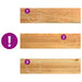 Pervaz 2 buc lemn masiv de maro deschis 100x25x2 cm - WALTI WALTI