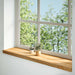 Pervaz 2 buc lemn masiv de maro deschis 120x25x2 cm - WALTI WALTI