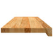 Pervaz 2 buc lemn masiv de maro deschis 80x30x2 cm - WALTI WALTI