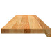 Pervaz 2 buc lemn masiv de maro deschis 100x30x2 cm - WALTI WALTI