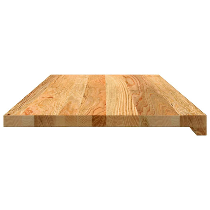 Pervaz 2 buc lemn masiv de maro deschis 90x40x2 cm - WALTI WALTI