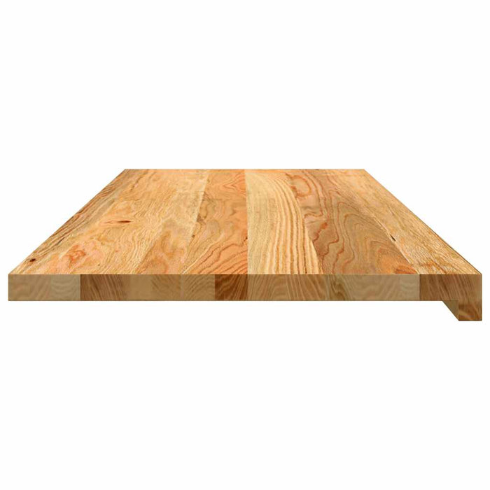 Pervaz 2 buc lemn masiv de maro deschis 100x40x2 cm - WALTI WALTI