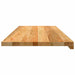 Pervaz 2 buc lemn masiv de maro deschis 100x40x2 cm - WALTI WALTI