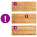 Pervaz 2 buc lemn masiv de maro deschis 100x40x2 cm - WALTI WALTI