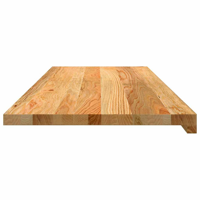 Pervaz 2 buc lemn masiv de maro deschis 110x40x2 cm - WALTI WALTI