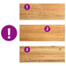 Pervaz 2 buc lemn masiv de maro deschis 110x40x2 cm - WALTI WALTI