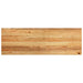 Pervaz 2 buc lemn masiv de maro deschis 120x40x2 cm - WALTI WALTI