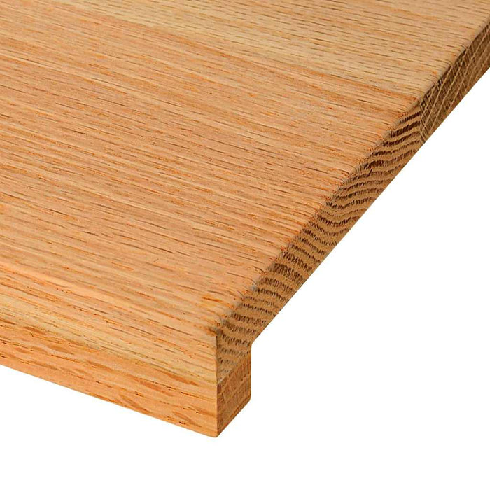Pervaz 2 buc lemn masiv de maro deschis 140x40x2 cm - WALTI WALTI