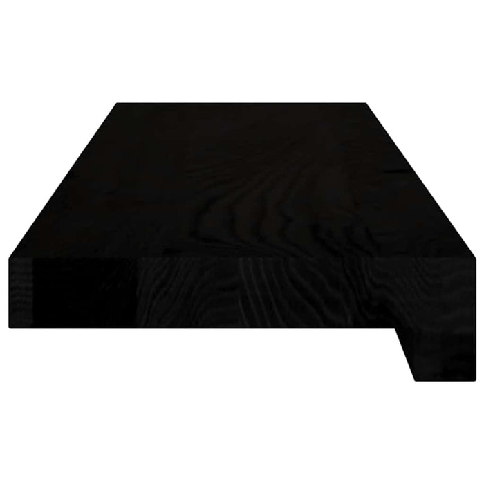 Pervaz 2 buc lemn masiv de maro-negru 70x15x2 cm WALTI
