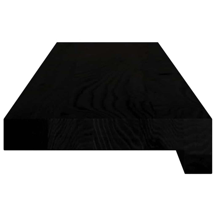 Pervaz 2 buc lemn masiv de maro-negru 80x15x2 cm WALTI