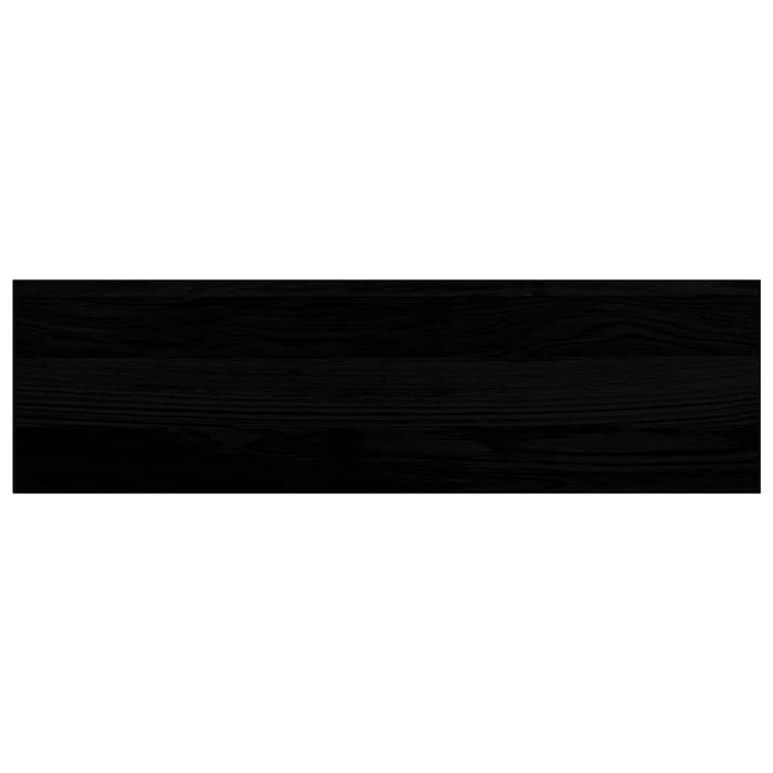 Pervaz 2 buc lemn masiv de maro-negru 70x20x2 cm WALTI