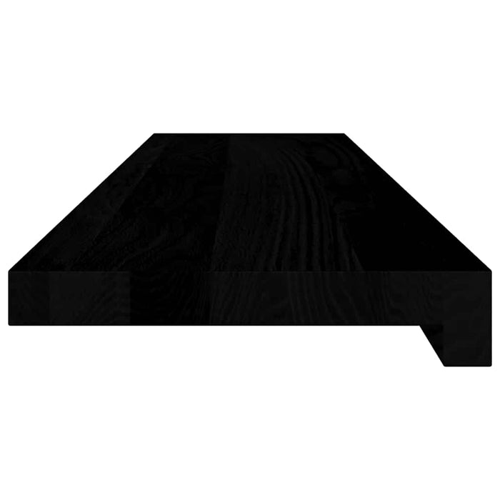 Pervaz 2 buc lemn masiv de maro-negru 90x20x2 cm WALTI