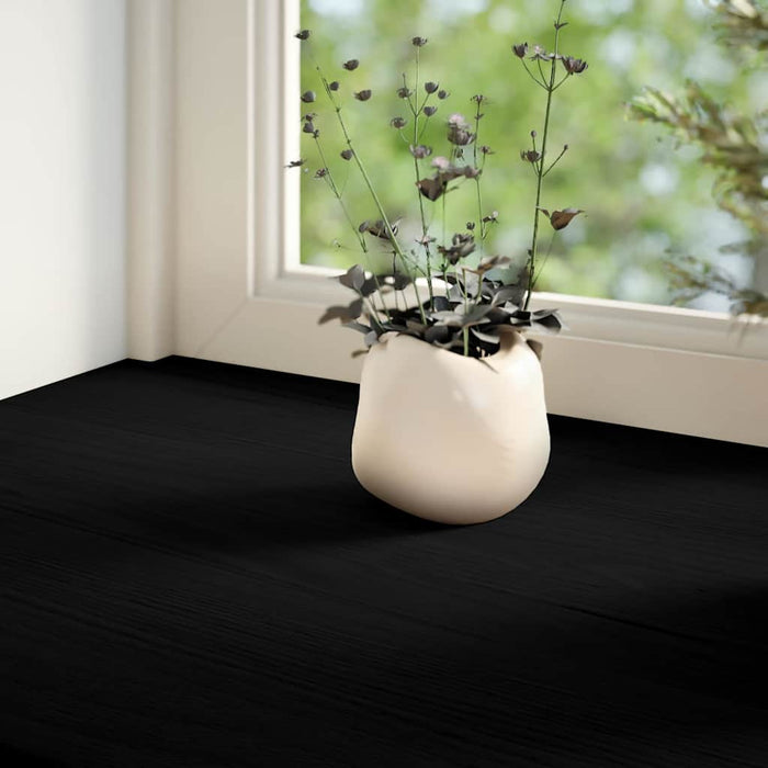 Pervaz 2 buc lemn masiv de maro-negru 160x20x2 cm WALTI