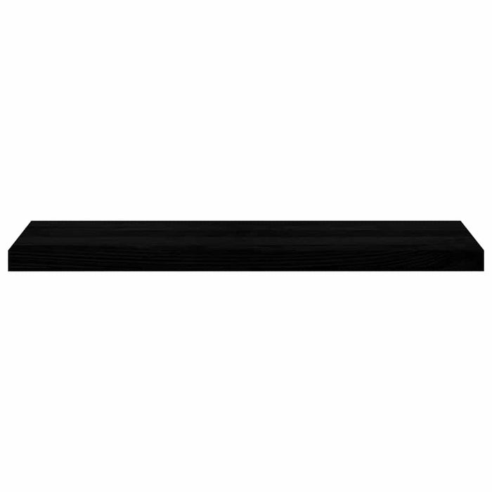 Glafuri 2 buc maro-negru 90x25x2 cm lemn masiv de stejar WALTI