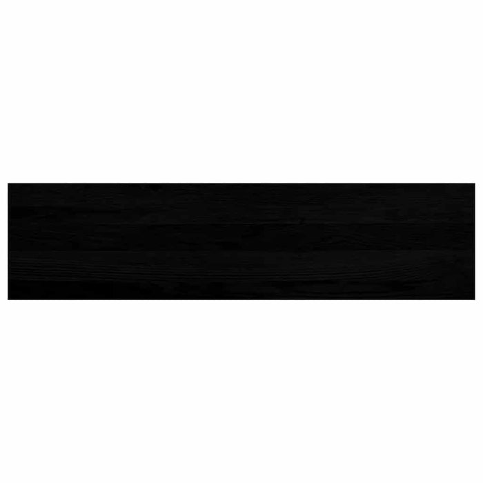 Glafuri 2 buc maro-negru 100x25x2 cm lemn masiv de stejar WALTI