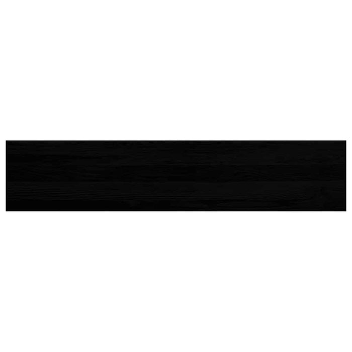Glafuri 2 buc maro-negru 120x25x2 cm lemn masiv de stejar WALTI