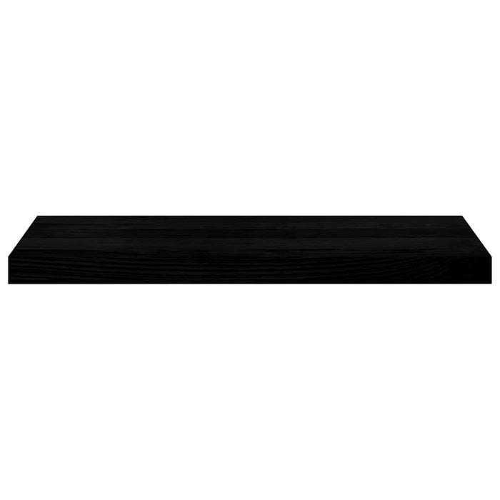 Glafuri 2 buc maro-negru 70x30x2 cm lemn masiv de stejar WALTI
