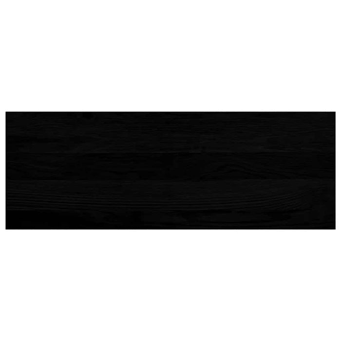 Glafuri 2 buc maro-negru 70x30x2 cm lemn masiv de stejar WALTI