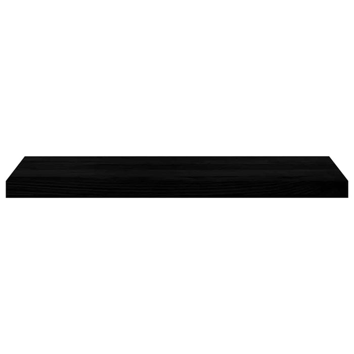 Glafuri 2 buc maro-negru 80x30x2 cm lemn masiv de stejar WALTI