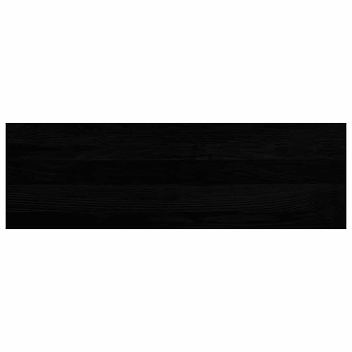 Glafuri 2 buc maro-negru 80x30x2 cm lemn masiv de stejar WALTI