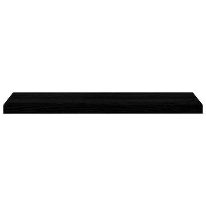 Glafuri 2 buc maro-negru 90x30x2 cm lemn masiv de stejar WALTI