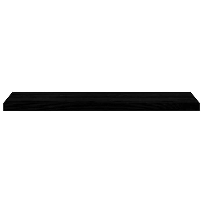 Glafuri 2 buc maro-negru 100x30x2 cm lemn masiv de stejar WALTI