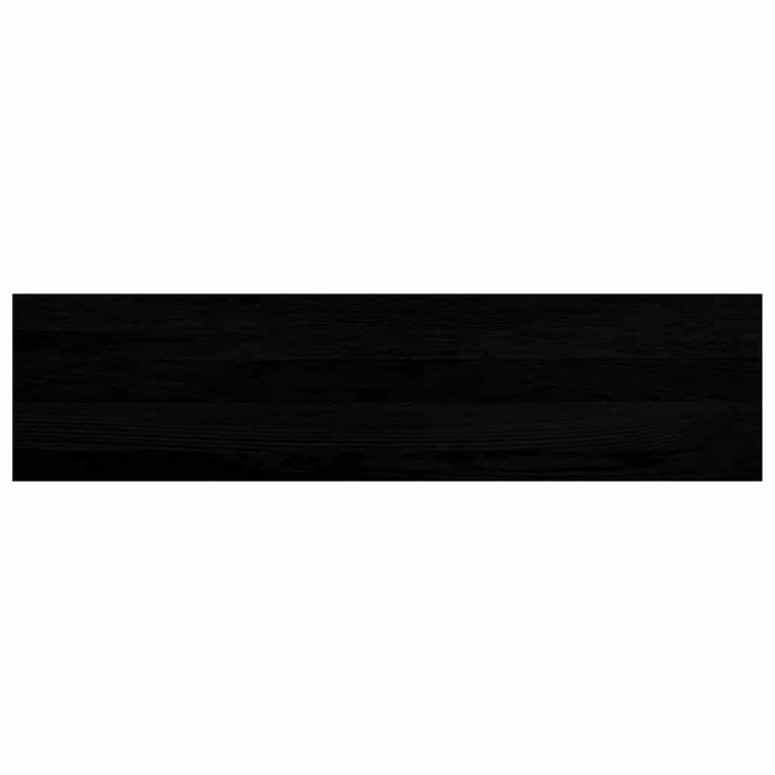 Glafuri 2 buc maro-negru 100x30x2 cm lemn masiv de stejar WALTI