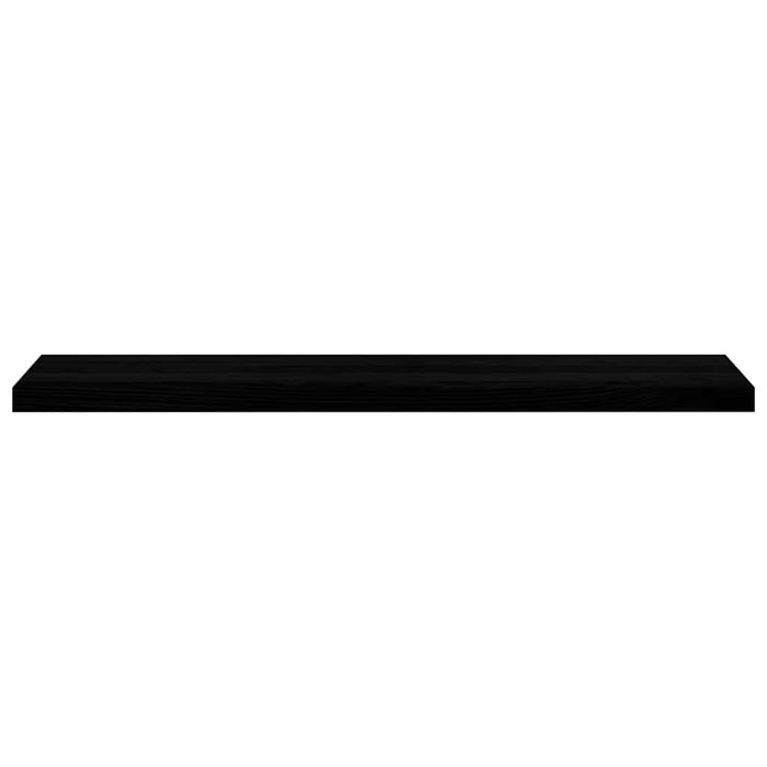 Glafuri 2 buc maro-negru 120x30x2 cm lemn masiv de stejar WALTI