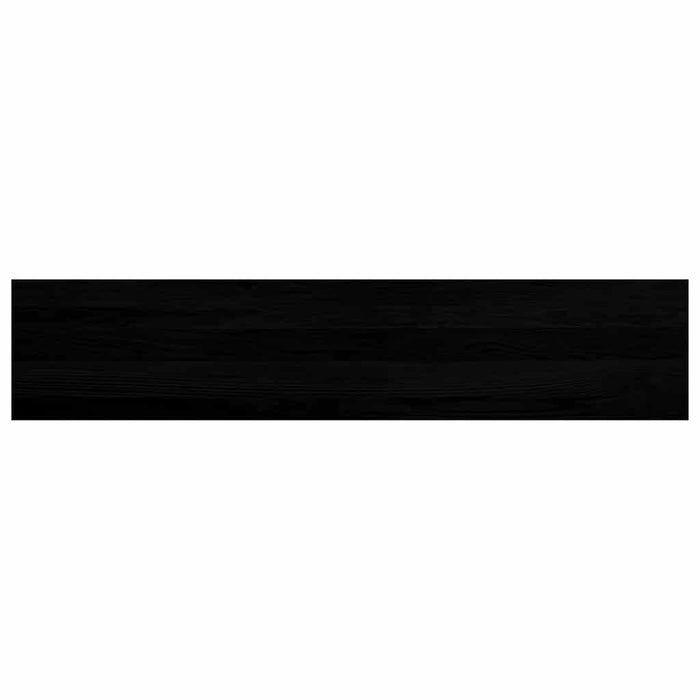 Glafuri 2 buc maro-negru 120x30x2 cm lemn masiv de stejar WALTI
