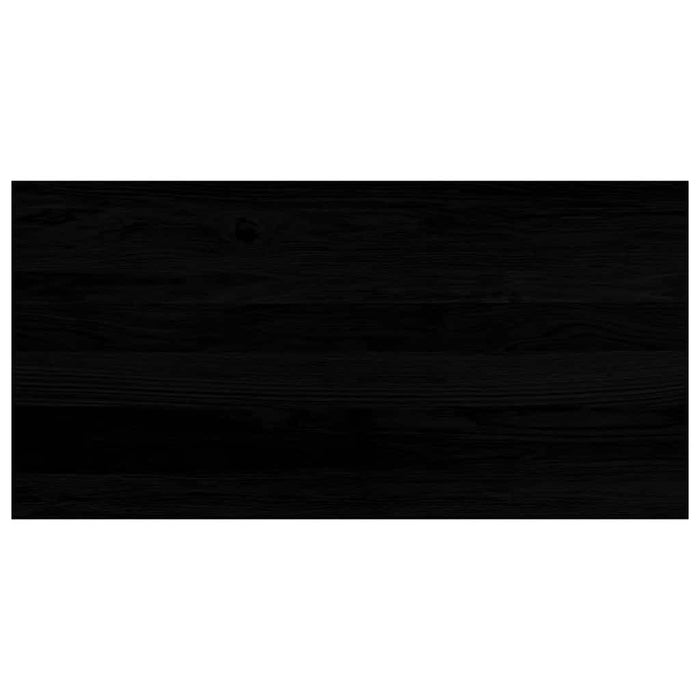 Glafuri 2 buc maro-negru 80x40x2 cm lemn masiv de stejar WALTI