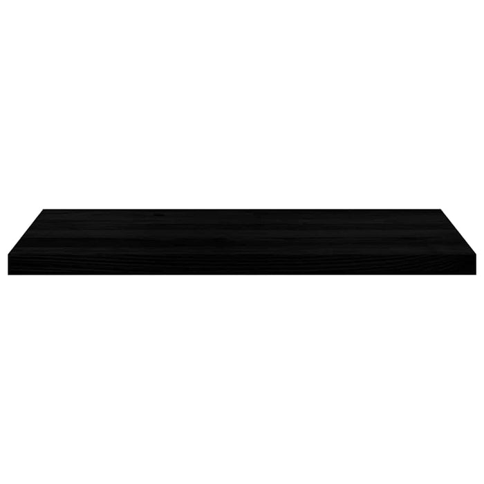 Glafuri 2 buc maro-negru 90x40x2 cm lemn masiv de stejar WALTI