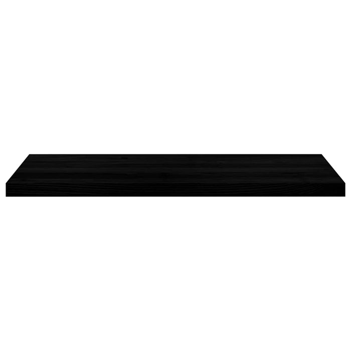 Glafuri 2 buc maro-negru 100x40x2 cm lemn masiv de stejar WALTI