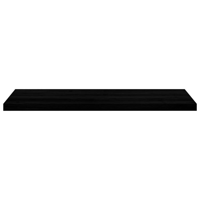 Glafuri 2 buc maro-negru 110x40x2 cm lemn masiv de stejar WALTI