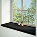 Glafuri 2 buc maro-negru 120x40x2 cm lemn masiv de stejar - WALTI WALTI