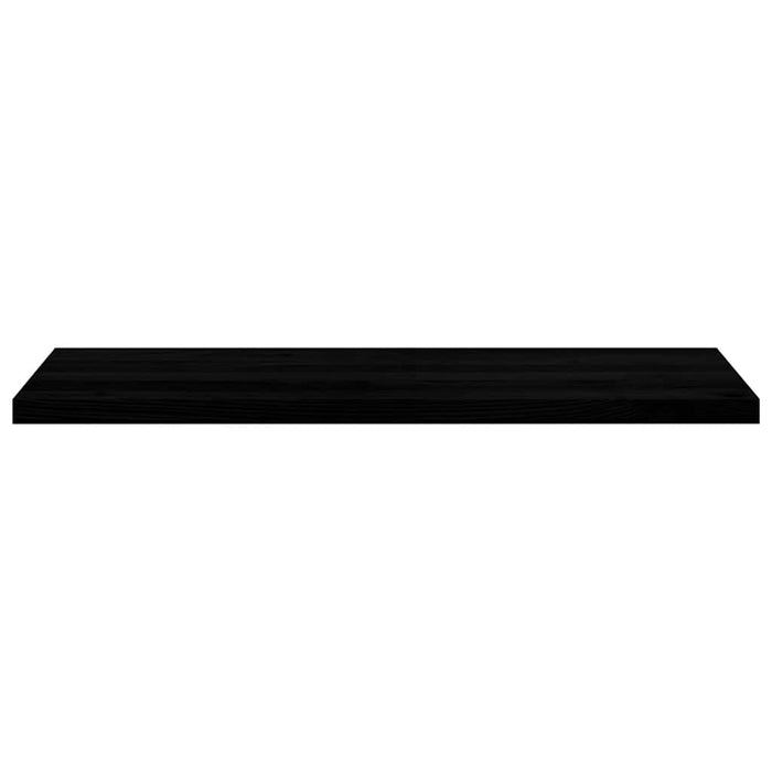 Glafuri 2 buc maro-negru 120x40x2 cm lemn masiv de stejar - WALTI WALTI