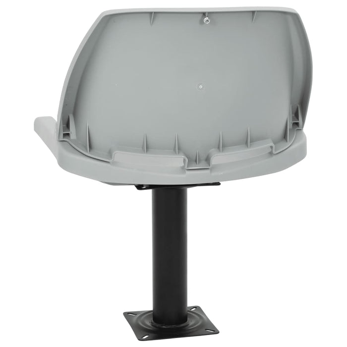Set scaun pliabil, 2 piese, fără pernă, gri, 48x51x41 cm - WALTI WALTI